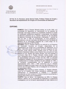 Certificado Universidad de Salamanca - Pierjean (pierre) Albrecht